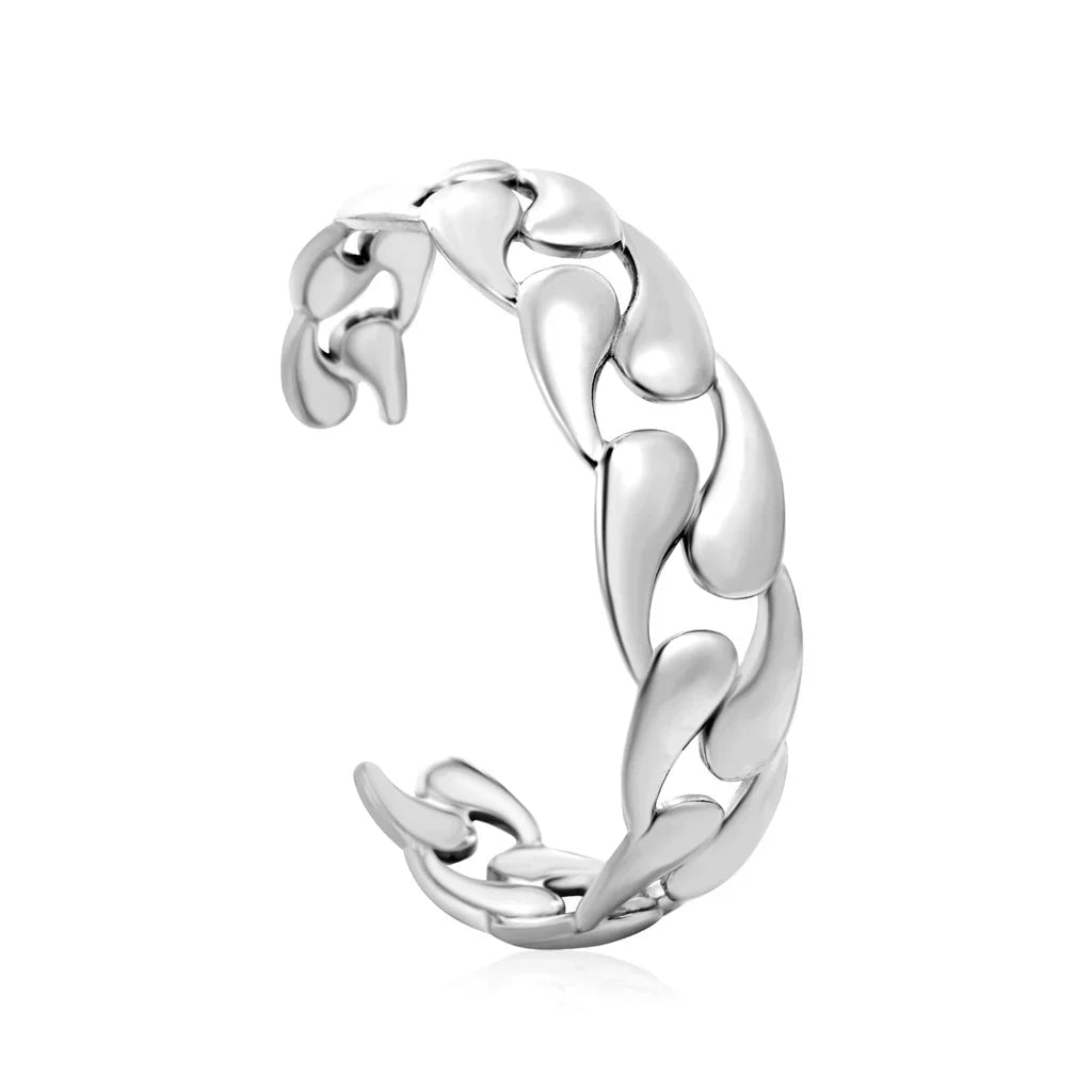 Bangle Armbånd Vandfast Sølvfarvet