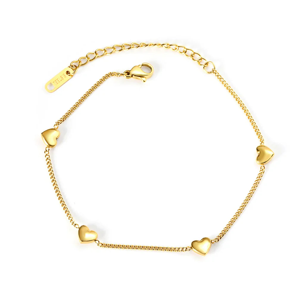Hjerte Armbånd Med 4 Hjerter