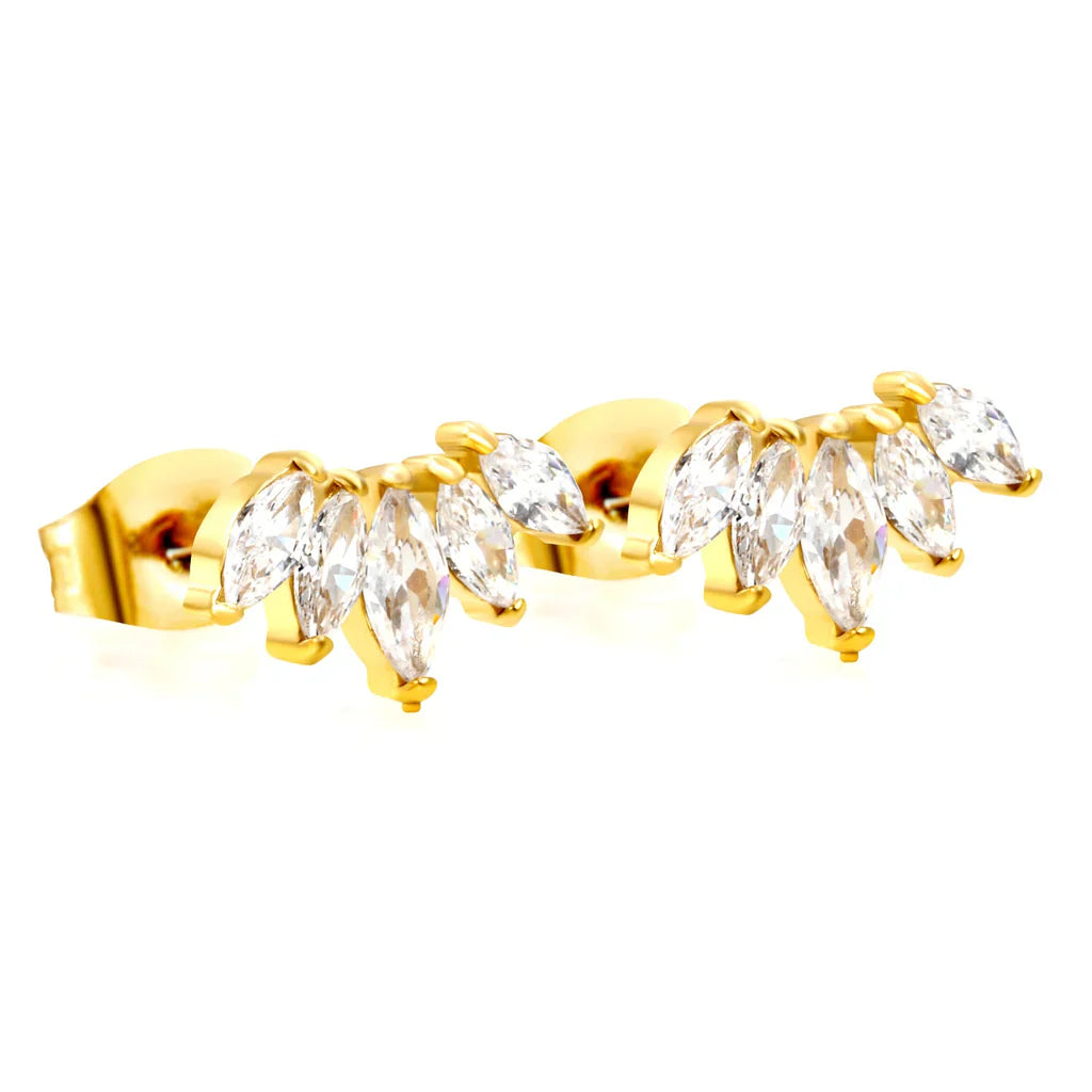 Krystal Øreringe / Helix - Tiara