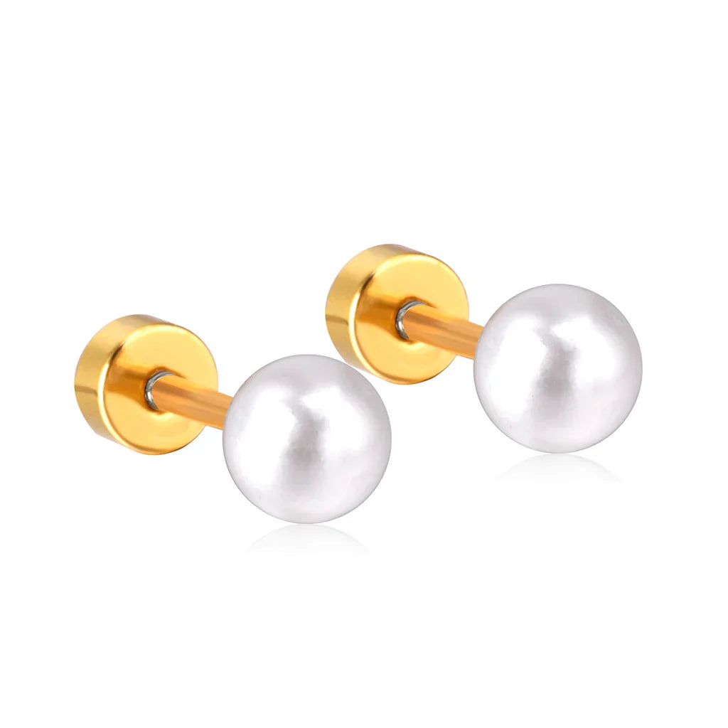 Ørering Helix Med 4 mm Perle